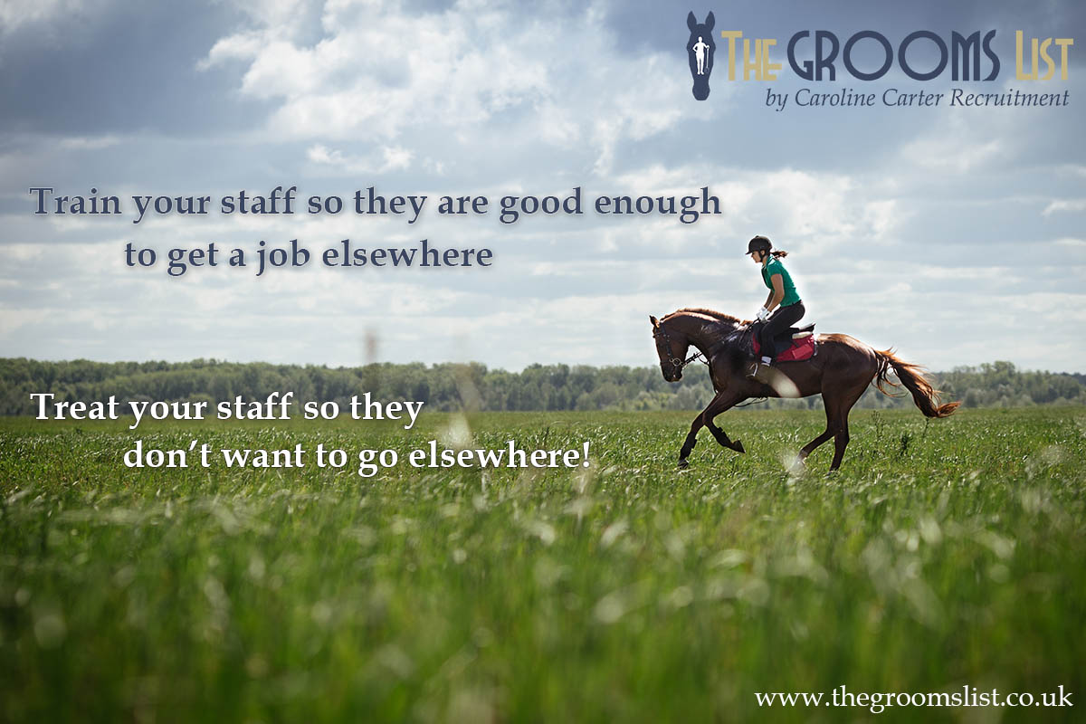 The Grooms List - Treat your staff so they don't want to go elsewhere - Caroline Carter Recruitment