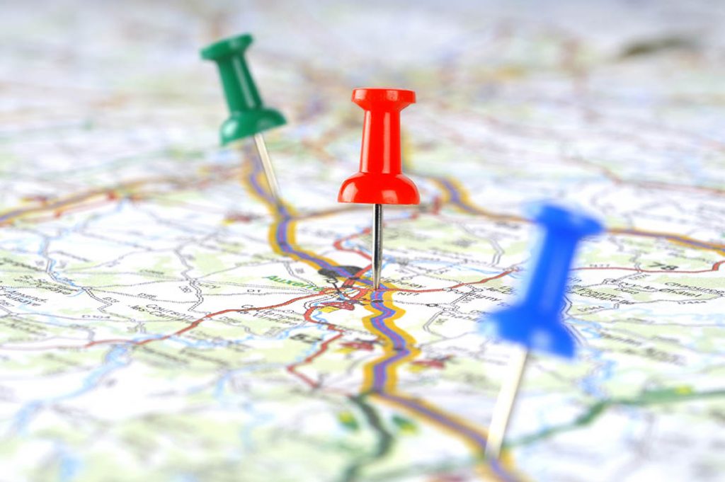 Choosing a location to look for a new job
