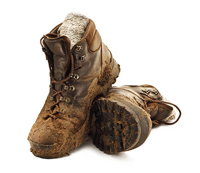 Maintaining Yard Boots - How To Ensure Your Boots Last Longer - Muddy boots