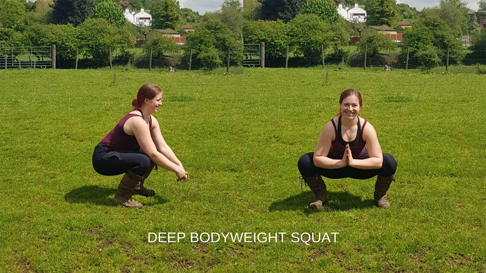Back Pain and Yard Work - Bodyweight Squat