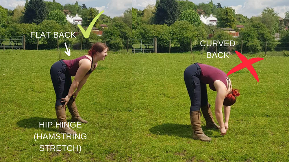 Back Pain and Yard Work - Hip Hinge Hamstring Stretch
