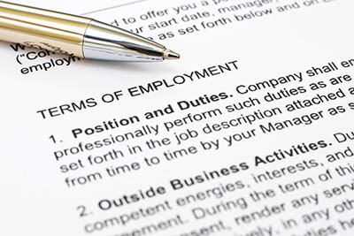 Express Terms of employment