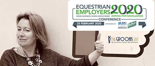 Equestrian Employers Conference 2020 - Guest Speaker Caroline Carter
